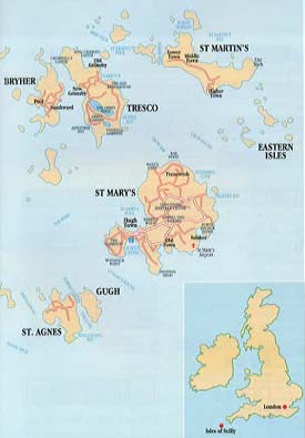 Isle map Scillies